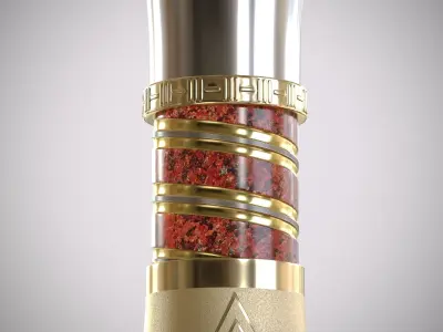 Mini Beach Volley Cup Trophy 3D model