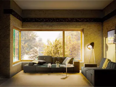 Interior Design of a Room 4K  3D print model