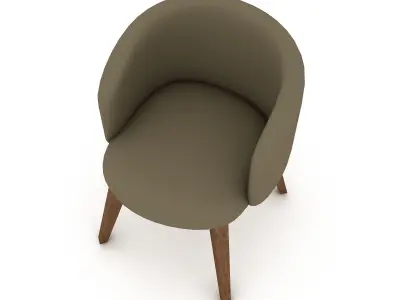 modern chair model 07 3D model Low-poly 3D model