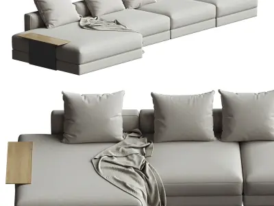 Luxury living Versache V21 SIGNATURE SOFA 3D model