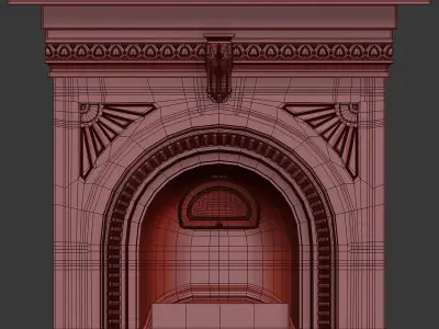  Victorian Cast Iron Fireplace 3D model