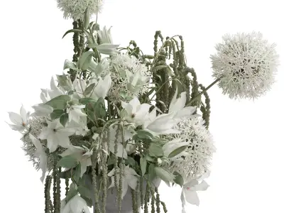 Flower In Vase 101 3D model