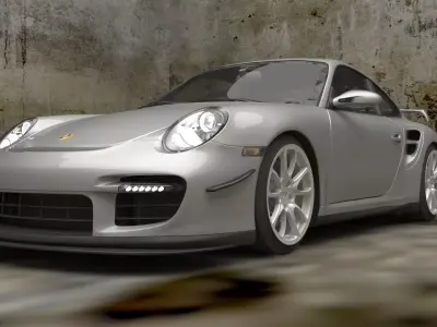 Porsche gt2 3D model