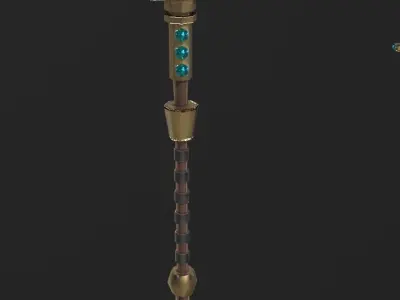 fantasy Holy Weapon sword asset  pack low poly Low-poly 3D model