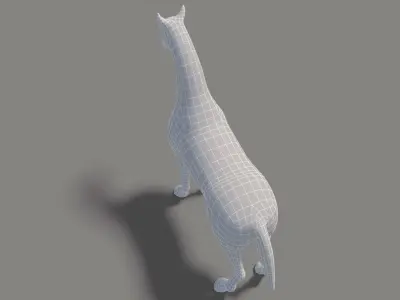 Horse Low-poly 3D model