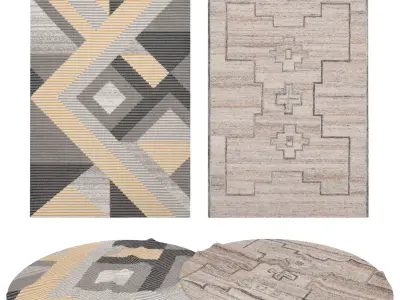 Rugs No 1021 Low-poly 3D model