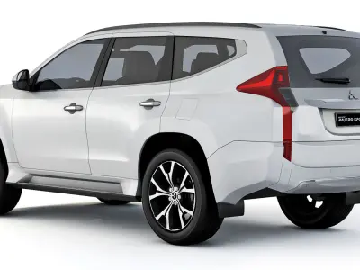 Mitsubishi Pajero Sport 2015 3D model