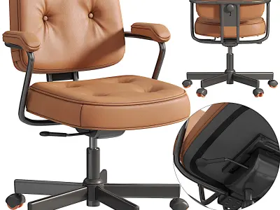 Alefjall office chair Low-poly 3D model