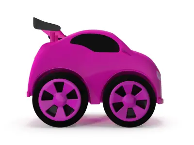 car toy Low-poly 3D model