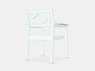 BONDHOLMEN armchair-outside 1 Low-poly 3D model