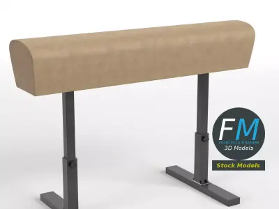 Vaulting horse 3D model