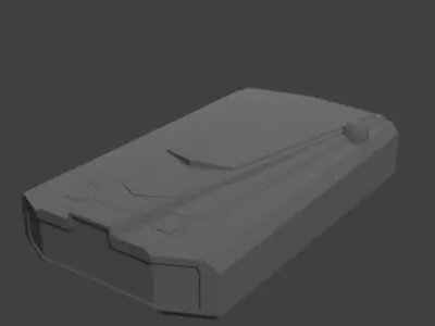 GPS Tracker Low-poly 3D model