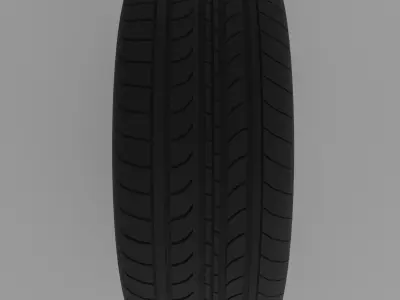 Car tyre 3D model