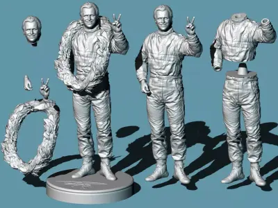 Dan Wheldon Tribute 3D print model