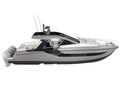 Motor Yacht Azimut Verve 47 3D model