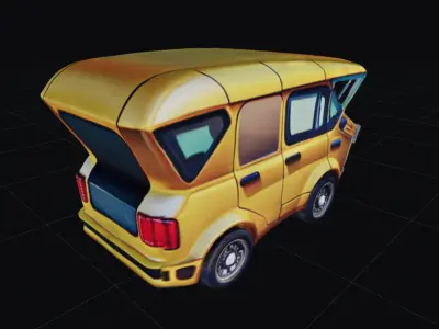 COOL CARS SolarRover no6 Collectable Model these WHEELS are HOT Low-poly 3D model