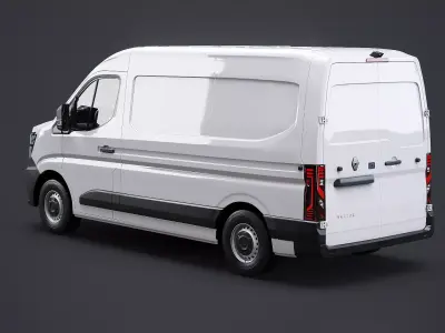 Renault Master 2025 Low-poly 3D model