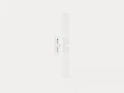 Harper Wall Lamp - Silver Low-poly 3D model