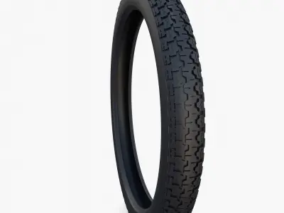 Moped tire 3D model