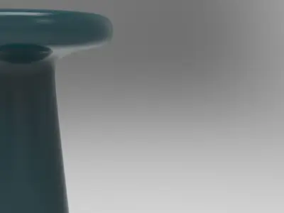 Huru Side Table Low-poly 3D model