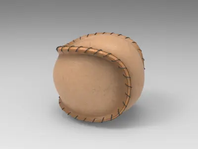 HaptikBall Low-poly 3D model