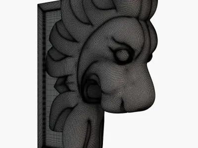 Lion cnc 3D print model