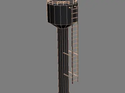 Water Tower 3D model