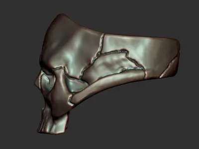 Skull Ring Free 3D print model