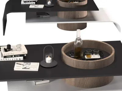 Decorative-table-set 01 3D model