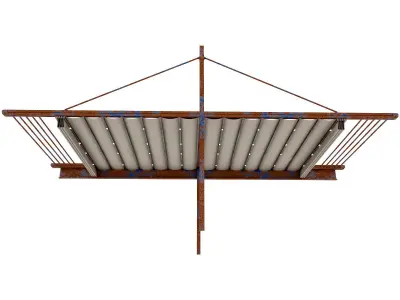 Motorized Pergola 1a Worn 3 3D model
