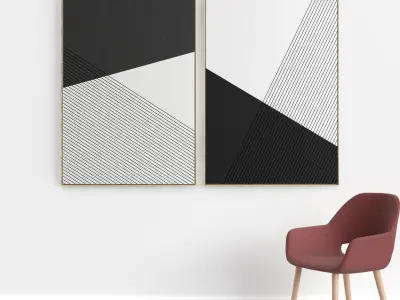 Photo Frame 267 Low-poly 3D model