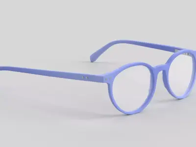 Case Closed Eyewear Glasses Low-poly 3D model
