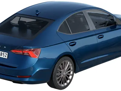 Skoda Octavia 2020 3D model