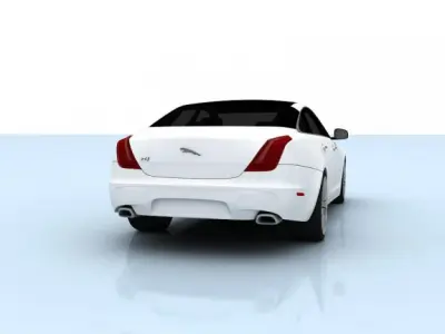 Jaguar XJ 2010 3D model