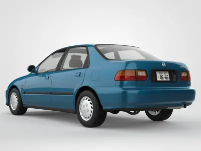 Honda Civic EG Sedan 1993 3D model