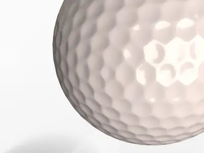 Golf Ball Generic Low-poly 3D model