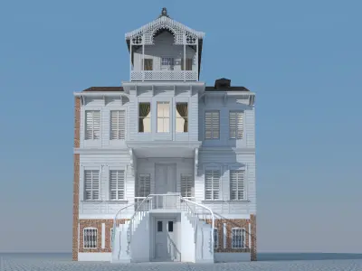 3D ARCHITECTURAL PAVILION DESIGN Free low-poly 3D model