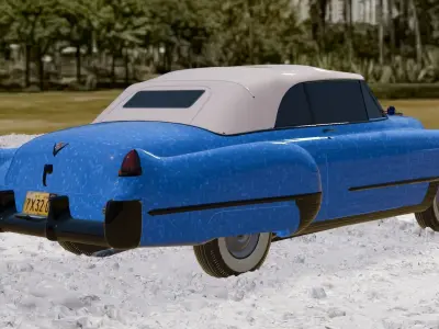 Super Car Cadillac 1949 3D model