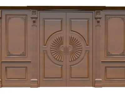 Classic Door Royal 5 3D model