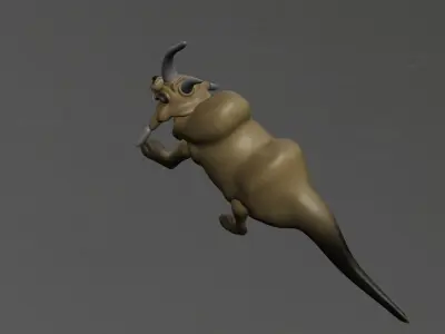 Wild Animal Low-poly 3D model