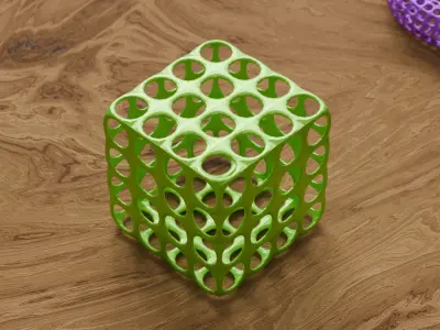Hollow Geometric 3D Models for Printing and Decoration 3D print model