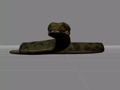 Anaconda v1234 animal Low-poly 3D model