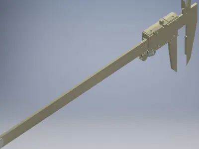 Electronic calipers 3d model 3D model