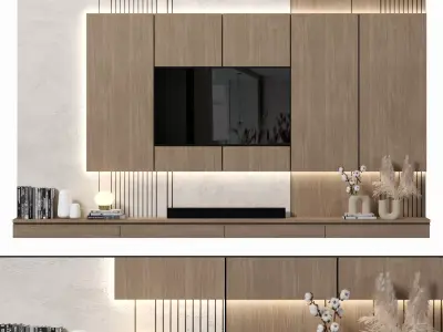 159 tvwall 159 3D model