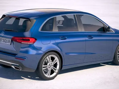 Mercedes Benz B-class 2019 3D model