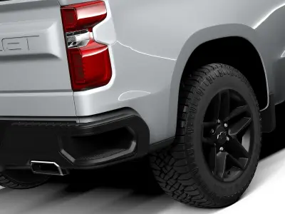 Chevrolet Silverado Custom Trail Boss 2019 3D model
