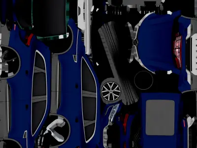 RENAULTKOREA QM6 LOWPOLY Low-poly 3D model
