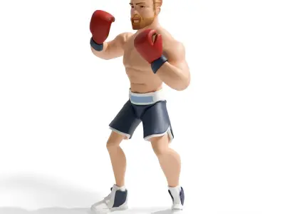 Boxer 3D model buy