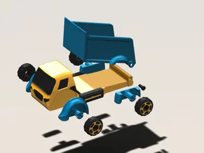 TRUCK TOY 3D print model