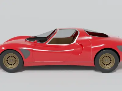 Alfa Romeo 33 Stradale 3D model